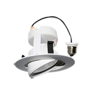 Profusion LED BRK-LED4-GR-27K-ECO LED 10W 4in Recessed Downlight with Gimbal Trim 2700K