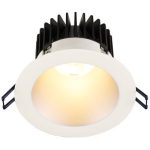 Lotus LD4R-35K-4R-SR-WT 4" Round Deep Regressed 15W 3500K 30° 1250 lm Type IC Air-Tight Wet Plenum ES