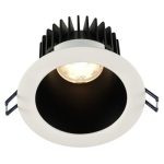Lotus LD4R-30K-HO-4R-BR-WT 4" Round Deep Regressed HO 18W 3000K 30° 1550 lm Type IC Air-Tight Wet Plenum ES