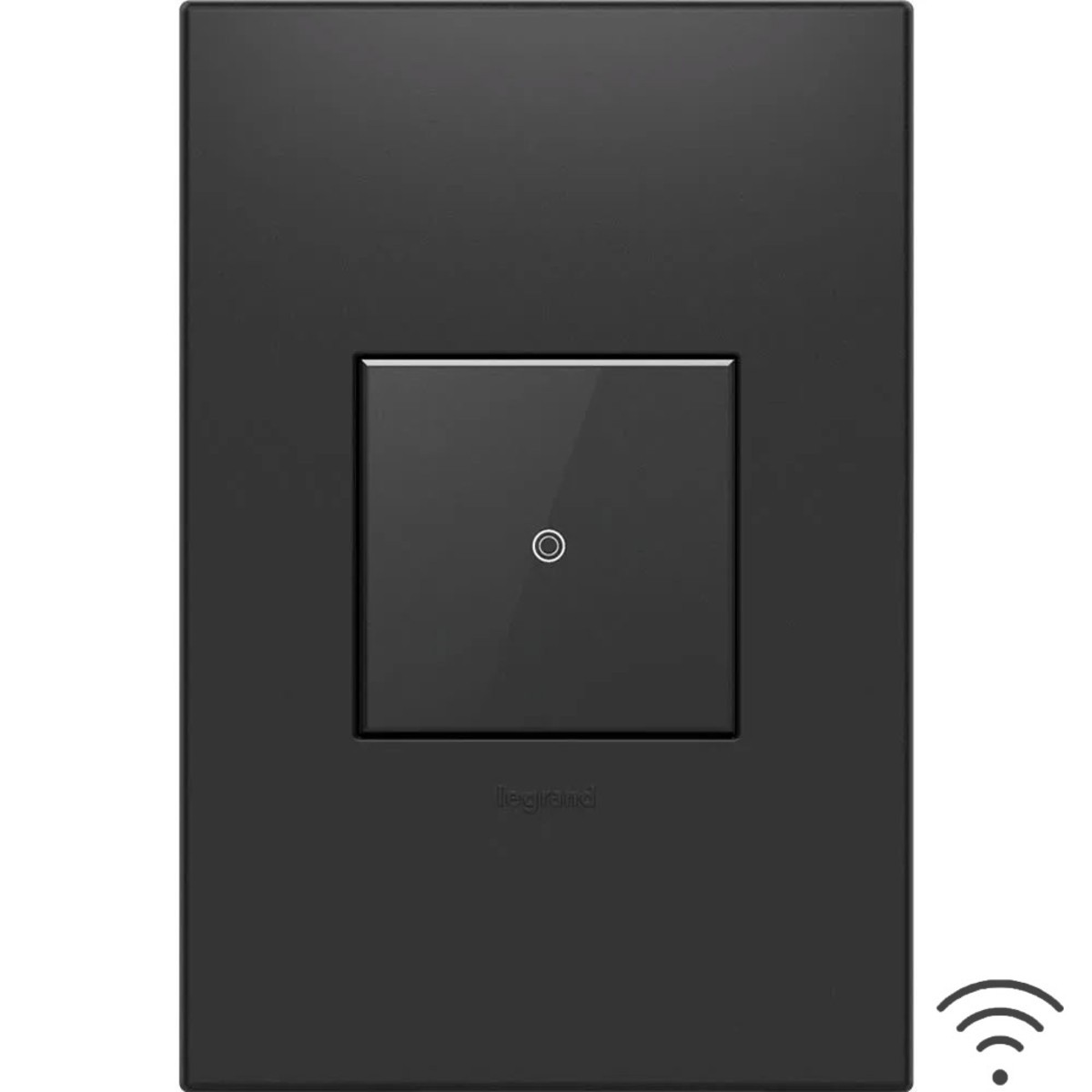 Legrand ASTP155RMG1 Adorne 15-Amp 120-Volt Single Pole SofTap Wi-Fi Ready Smart Light Switch - Graphite