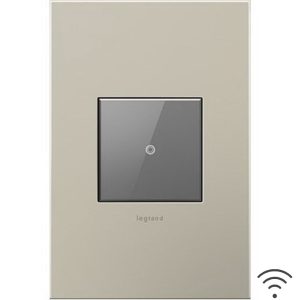 Legrand ASTP155RMM1 Adorne 15-Amp 120-Volt Single Pole SofTap Wi-Fi Ready Smart Light Switch - Magnesium
