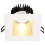 Lotus LD4S-40K-4S-SR-WT 4" Square Deep Regressed 15W 4000K 30° 1300 lm Type IC Air-Tight Wet Plenum ES CRI 90+