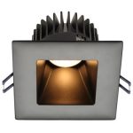 Lotus LD4S-35K-4S-BR-BT 4" Square Deep Regressed 15W 3500K 30° 1250 lm Type IC Air-Tight Wet Plenum ES CRI 90+