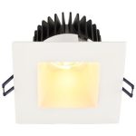 Lotus LD4S-50K-HO-4S-WR-WT 4" Square Deep Regressed HO 18W 5000K 30° 1700 lm Type IC Air-Tight Wet Plenum ES CRI 90+