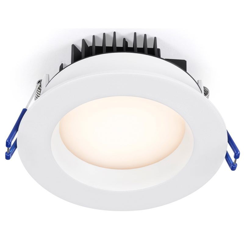Lotus LL4RR-27K-WH 4" Round Regressed Plenum 14.5W LED 2700K White 90° 950 lm Type IC Air-Tight Wet ES CRI 90+