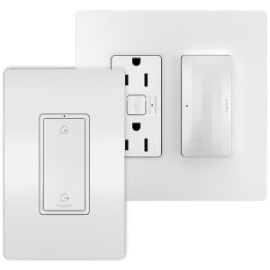 Legrand WNRH15KITWH Radiant Smart Outlet/Gateway and Smart Switch With Netatmo Starter Kit - Matte White