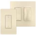 Legrand WNRH10KITLA Radiant Smart Switch/Gateway and Smart Switch With Netatmo Starter Kit - Matte Light Almond