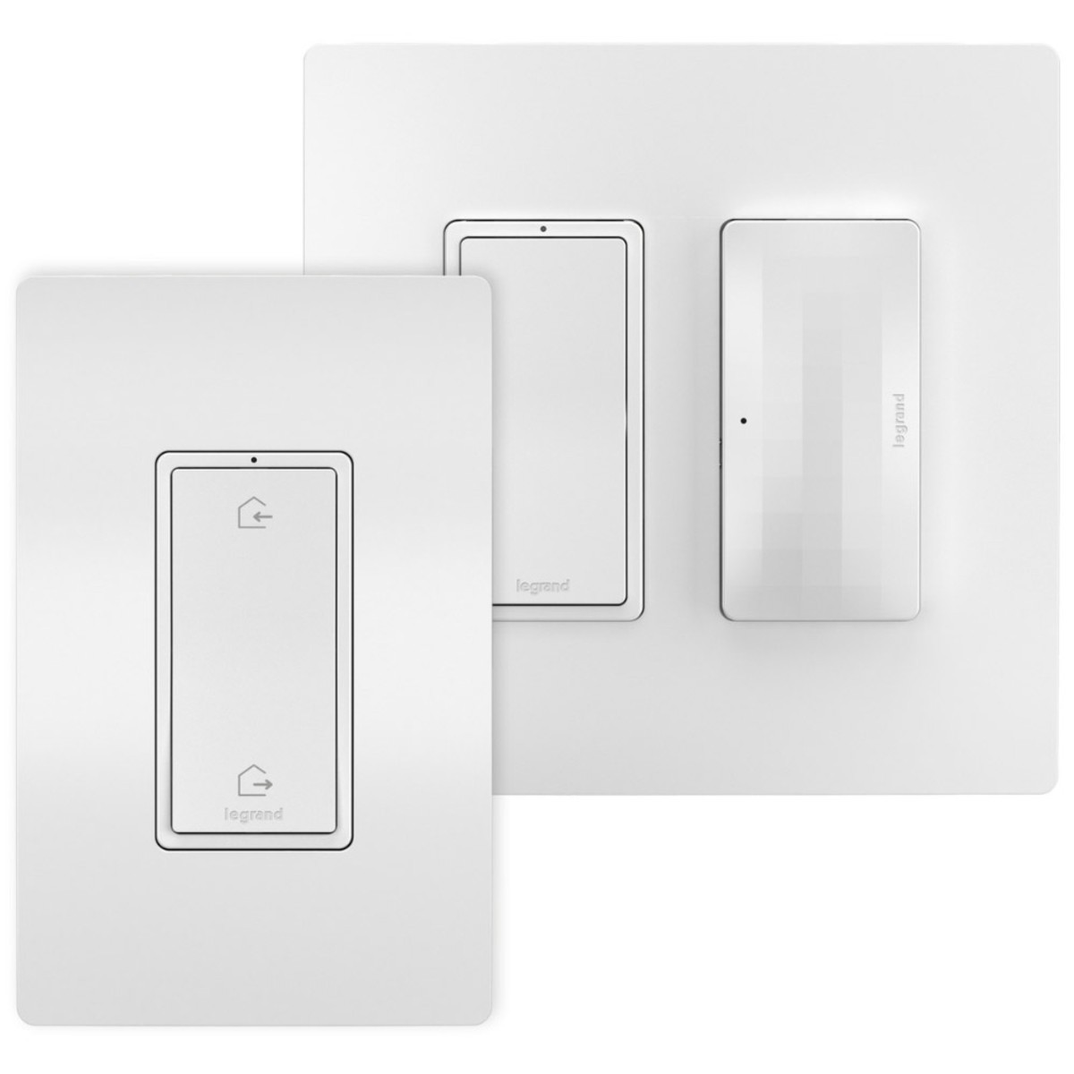 Legrand WNRH10KITWH Radiant Smart Switch/Gateway and Smart Switch With Netatmo Starter Kit - Matte White