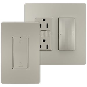 Legrand WNRH15KITNI Radiant Smart Outlet/Gateway and Smart Switch With Netatmo Starter Kit - Matte Nickel