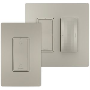 Legrand WNRH10KITNI Radiant Smart Switch/Gateway and Smart Switch With Netatmo Starter Kit - Matte Nickel