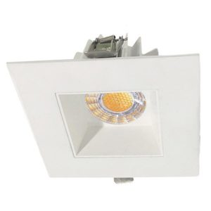 Lotus JXL-COB04-S15W-CCT-4SR-SM-WH 4" Square Recessed Eco LED 15W 3CCT 3-4-5K Smooth Reflector White 36°
