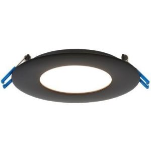 Lotus LB4R24V-30K-BK 4" 24V Dim Round Economy 11W LED 3000K Black 110° 700 lm Type IC Air-Tight Wet ES CRI 80