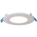 Lotus LL4R-30K-WH 4" Round Ultimate 13.5W LED 3000K White 110° 760 lm Type IC Air-Tight Wet ES CRI 90+