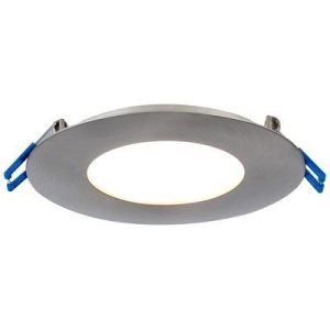 Lotus LL4R-50K-BN 4" Round Ultimate 13.5W LED 5000K Brushed Nickel 110° 850 lm Type IC Air-Tight Wet ES CRI 90+