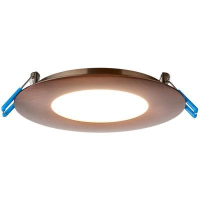 Lotus LL4R-30K-BC 4" Round Ultimate 13.5W LED 3000K Brushed Copper 110° 760 lm Type IC Air-Tight Wet ES CRI 90+