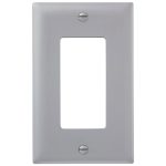 Legrand TP26GRY TradeMaster 1-Gang Decorator Wall Plate - Gray