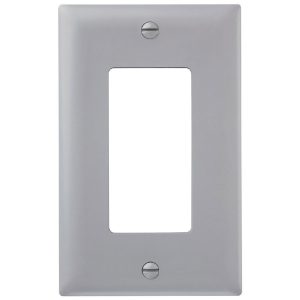 Legrand TP26GRY TradeMaster 1-Gang Decorator Wall Plate - Gray