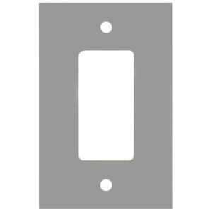 Legrand TPJ26GRY TradeMaster Jumbo 1-Gang Decorator Wall Plate - Gray