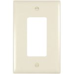 Legrand TPJ26LA TradeMaster Jumbo 1-Gang Decorator Wall Plate - Light Almond