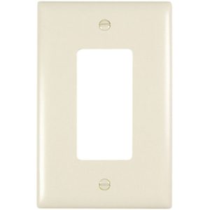 Legrand TPJ26LA TradeMaster Jumbo 1-Gang Decorator Wall Plate - Light Almond
