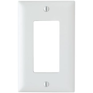 Legrand TPJ26W TradeMaster Jumbo 1-Gang Decorator Wall Plate - White