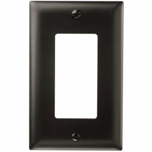 Legrand TP26BK TradeMaster 1-Gang Decorator Wall Plate - Black