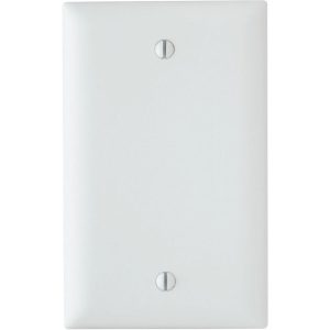 Legrand TP13W TradeMaster 1-Gang Blank Wall Plate - White