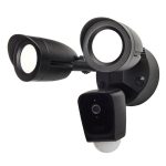 Satco 65-901 LED 20W Black Outdoor Fixture Smart Camera 3000K