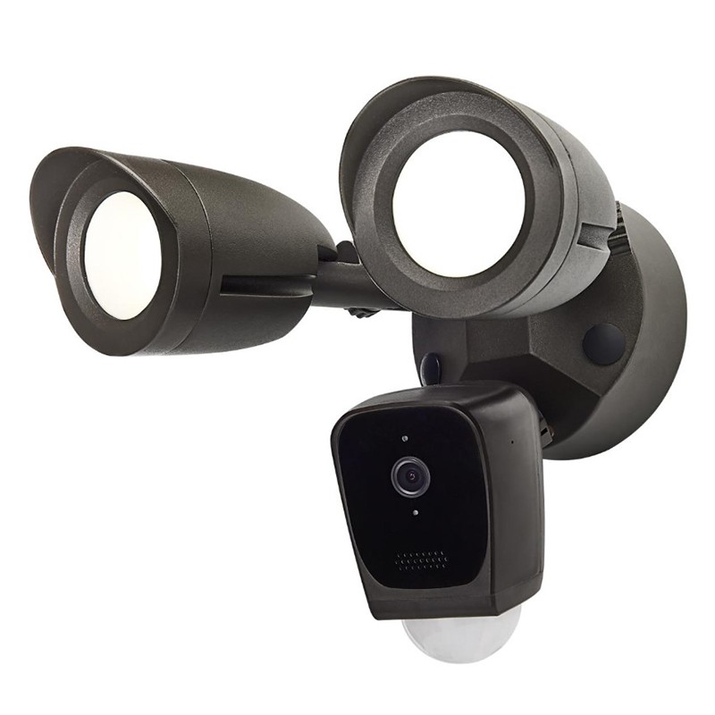 Satco 65-902 LED 20W Brown Outdoor Fixture Smart Camera 3000K