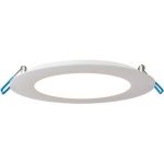 Lotus LL6R-40K-WH 6" Round Super Thin 17W LED 4000K White 110° 1000 lm Type IC Air-Tight Wet ES CRI 90+