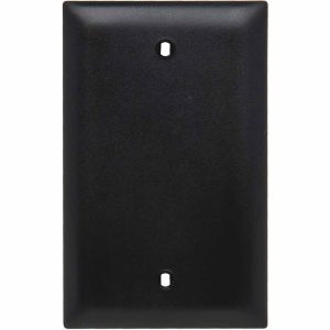 Legrand TP13BK TradeMaster 1-Gang Blank Wall Plate - Black