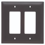 Legrand TPJ262 TradeMaster Jumbo 2-Gang Decorator Wall Plate - Brown