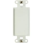 Legrand WP3410WH On-Q Blank Decorator Outlet Strap - White