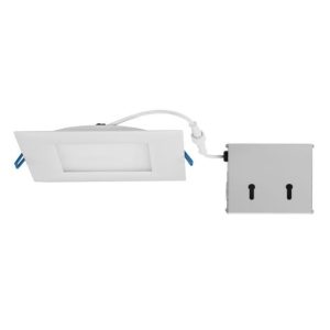 Lotus LL6S-30K-WH 6" Square Super Thin 17W LED 3000K White 110° 1050 lm Type IC Air-Tight Wet ES CRI 80