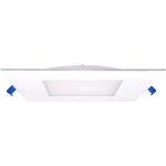 Lotus LED-6-S12W-5CCTWH-SQ 6" Square Ultra Slim Budget LED 12W 5CCT 2700K to 5000K White Type IC Air-Tight ES