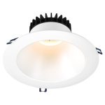 Lotus LD8R-40K-HO-WR-WT 8" Round Deep Regressed HO 30W WR-WT 4000K 38° 2900 lm Type IC Air-Tight Wet Plenum ES CRI 90+