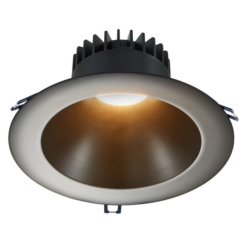 Lotus LD8R-27K-HO-BR-BT 8" Round Deep Regressed HO 30W BR-BT 2700K 38° 2630 lm Type IC Air-Tight Wet Plenum ES CRI 90+