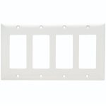 Legrand TPJ264W TradeMaster Jumbo 4-Gang Decorator Wall Plate - White