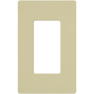 Legrand RWP26I Radiant 1-Gang Screwless Rocker Wall Plate - Ivory