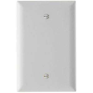 Legrand TPJ13W TradeMaster 1-Gang Jumbo Blank Wall Plate - White