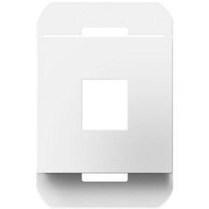 Legrand AC1PFW1 Adorne 1-Port Keystone Wall Frame - White