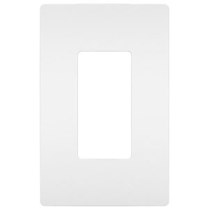 Legrand RWP26W Radiant 1-Gang Screwless Rocker Wall Plate - White