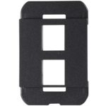 Legrand AC2PFG1 Adorne 2-Port Keystone Wall Frame - Graphite