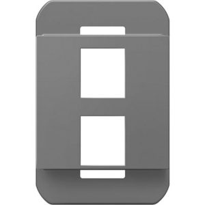 Legrand AC2PFM1 Adorne 2-Port Keystone Wall Frame - Magnesium