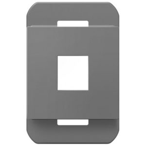 Legrand AC1PFM1 Adorne 1-Port Keystone Wall Frame - Magnesium