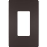 Legrand RWP26DBCC6 Radiant 1-Gang Screwless Rocker Wall Plate - Dark Bronze