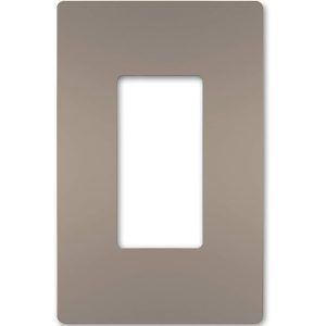 Legrand RWP26NI Radiant 1-Gang Screwless Rocker Wall Plate - Nickel