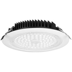 Lotus LL10R-40K-WH 10" Round Commercial 50W LED 4000K White 60° 6700 lm Type IC Air-Tight Wet IP65 CRI 80