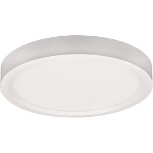 Lotus ADS12R9-4K-WH 12" Round Surface Mount Edgelit Disk LED 22W 4000K 1400 lm Wet ES T24 CRI 90+