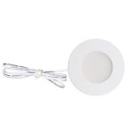 Lotus AD-107T-4K Puck Light 3" LED 2.2W 12V Dim 4000K 170 lm WH, BK & BN Trims CRI 90+